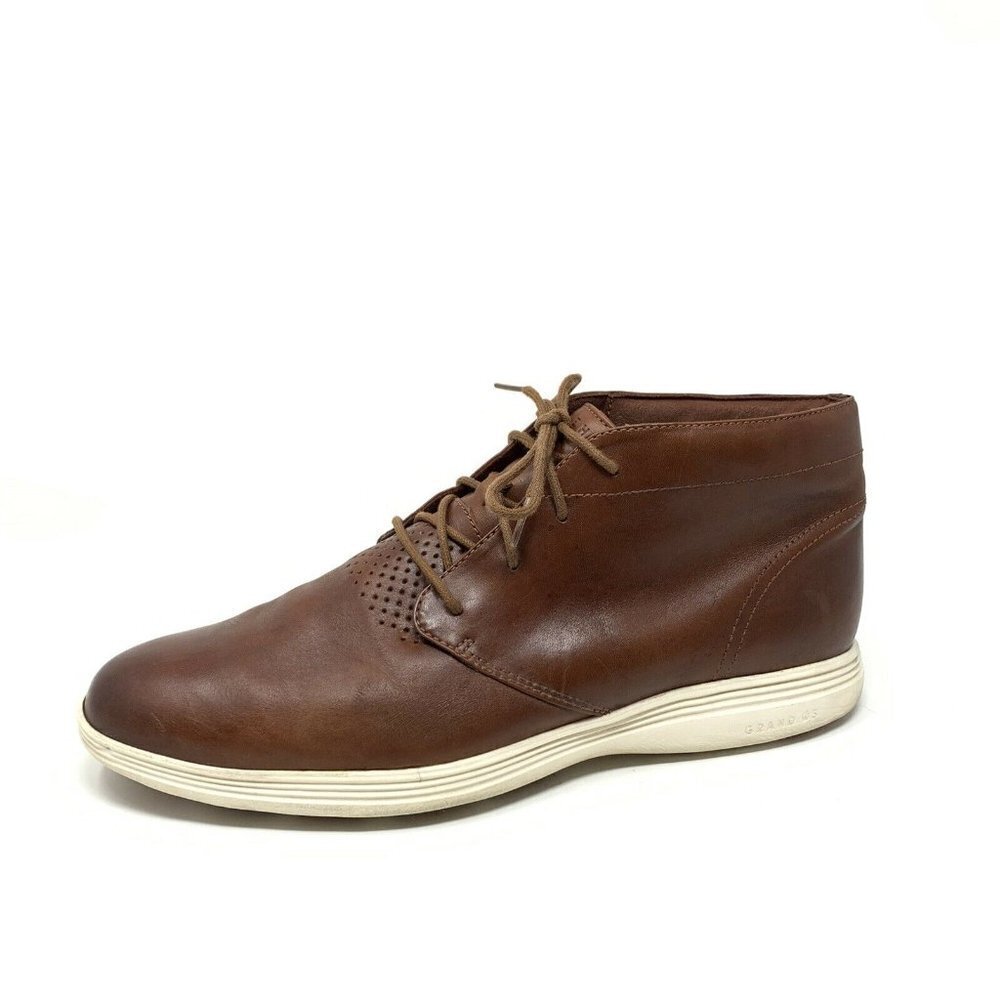 Cole Haan Grand OS Tour Chukka Boot Brown Lace Up